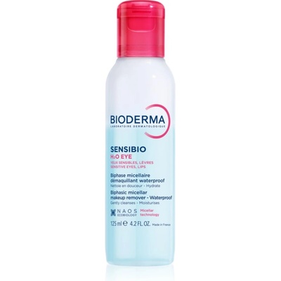 BIODERMA Sensibio H2O eye двуфазна мицеларна вода за очи и устни 125ml