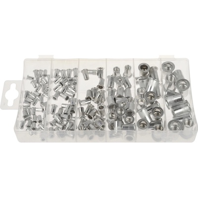 Sada hliníkových nýtovacích matic 150ks GEKO G02911