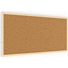 ALLboards Korková tabule 80 x 40 cm dřevěný rám NATURAL TK84D