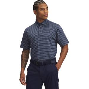 Under Armour Блуза с яка Under Armour Men's Stripe Short-Sleeve Performance Polo Shirt - Blue - sportihobi - 111,46 лв