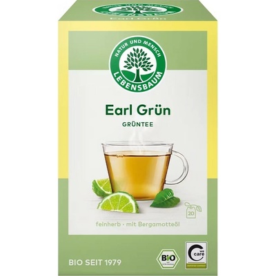 Lebensbaum Zelený čaj Earl Green bio 30 g