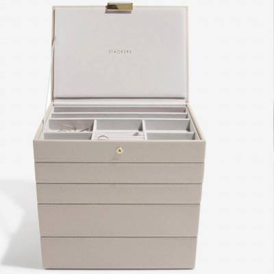 Stackers šperkovnice 5v1 Taupe Classic Set šedobéžová 73411