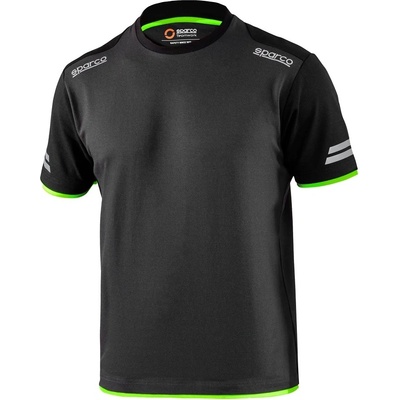 Sparco Tucson Tech tričko sivá-zelená