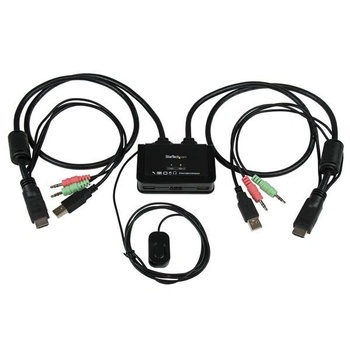 Image 1 of StarTech StarTech. com SV211HDUA KVM превключвател Черен (SV211HDUA)