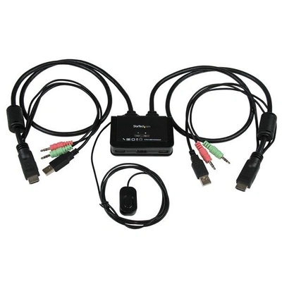 StarTech StarTech. com SV211HDUA KVM превключвател Черен (SV211HDUA)