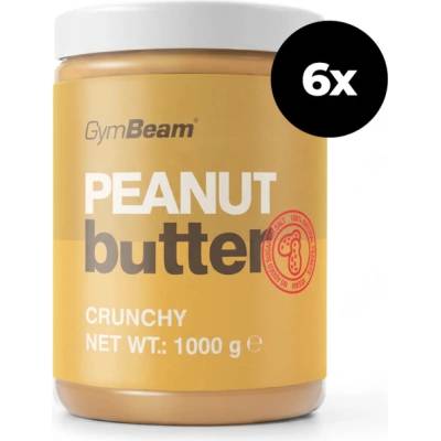 GymBeam Arašídové máslo 6 x 1000 g