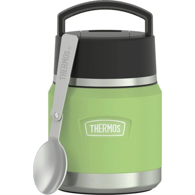 Thermos dětská termoska na jídlo s lžící 355 ml zelená černá