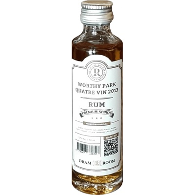 Worthy Park Quatre Vins 2013 52% 0,04 l (čistá fľaša)