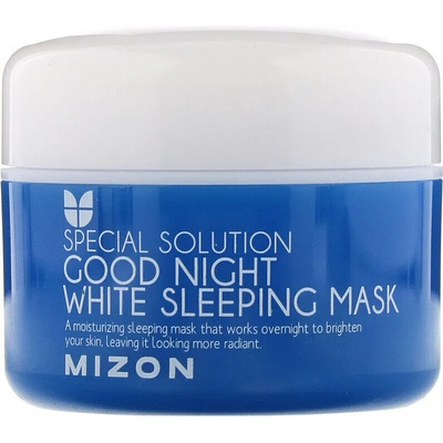 Mizon Good Night White Sleeping Mask, изсветляваща нощна маска за лице (8809587523443)