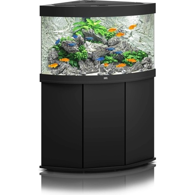 Juwel Trigon 190 LED akvarijný set rohový čierny 985 x 70 x 60 cm 190 l