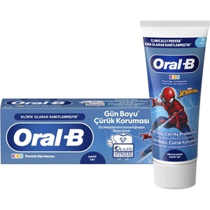 Oral-B Детска паста за зъби Spiderman, 6+ месеца, 60 ml