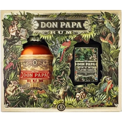 Don Papa Rum 40% 0,7 l (dárkové balení hrací karty)