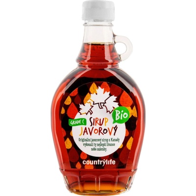 Country Life Sirup javorový Grade C 250 ml