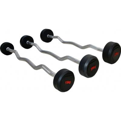 FitnessLine Bicepsová činka 30 kg