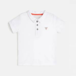 GUESS Поло тениска с къс ръкав за момче Guess в бяло
