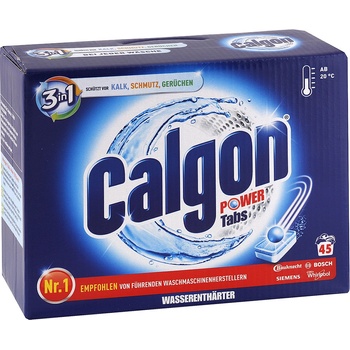 Calgon čistiace tablety do práčky 3v1 45 ks