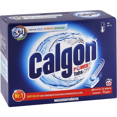 Calgon čistiace tablety do práčky 3v1 45 ks