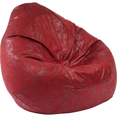 PUFRELAX Пуф, круша, 320л. , Nirvana Grande - Cranberry, Перящ се калъф, Пълнеж от Полистиролни перли, Гама Premium, 8412 (PUF-G-NGR-PT-CRB)