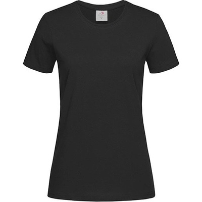 Stedman Classic T Organic Fitted Women ČIERNA