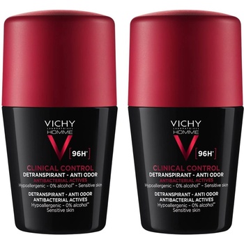 Vichy Homme Clinical Control 96h duo roll-on 2x50 ml