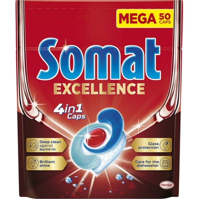 Somat tablety do myčky Excellence 4v1 50 ks – Hledejceny.cz