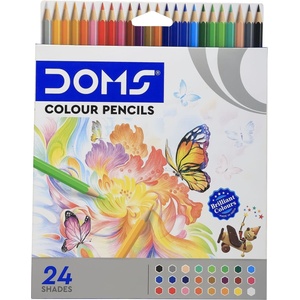 DOMS n80440 Комплект цветни моливи 24 бр (n80440)