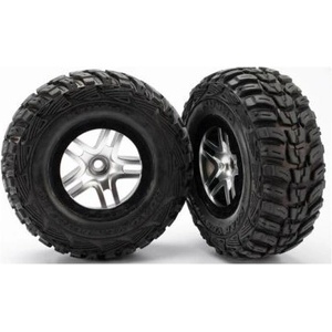 Traxxas колело 2.2/3.0", джанта SCT Split-Spoke сатенено-черна, гума Kumho S1 (2) (2WD предни)