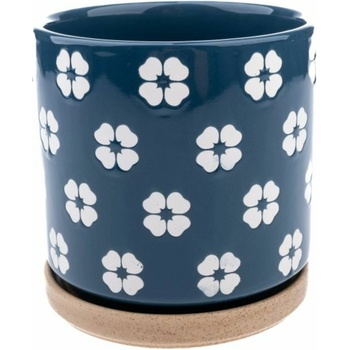 Casa de Engel Керамична саксия с чиния, синя, 0/12 Casa de Engel | Lilav | Home | UNI