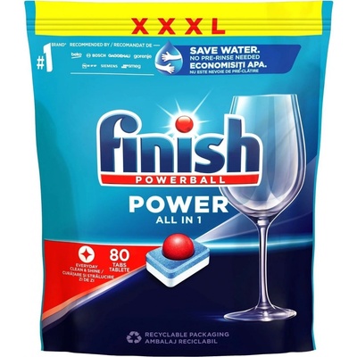 Finish Tablety do myčky Power All in 1 80 ks