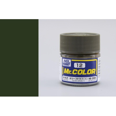 Mr. Hobby Mr. Color C012 Olive Drab 1 Olivová 10ml
