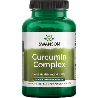 Swanson Curcumin Complex, Kurkumínový komplex, 350 mg, 120 rastlinných kapsúl