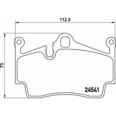 BREMBO Sada brzdových doštičiek P 65 028