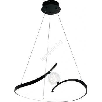 MILAGRO Led Пендел perla led/34w/230v черен (mi2567)