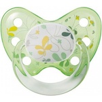 Baby-Nova Силиконова залъгалка с халка Dentistar Art - зелена, размер 2 (20097) - baby