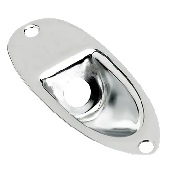 Image 1 of Fender Stratocaster® jack ferrule CHROME