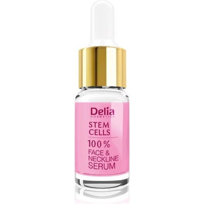 Delia Cosmetics Professional Face Care Stem Cells интензивен стягащ серум против бръчки със стволови клетки за лице, врат и деколкте 10ml