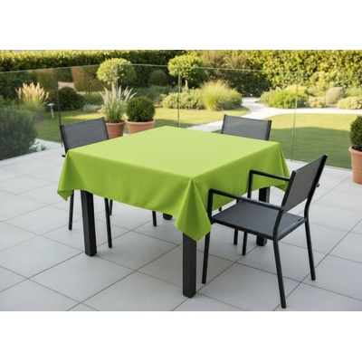 Mybesthome Venkovní čtvercový ubrus Terra color 19 limonka 150x150cm