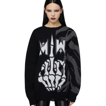 KILLSTAR пуловер унисекс KILLSTAR X MOTIONLESS IN WHITE - F. O. A. D. - Black - KSRA014427