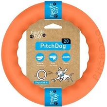 Pitch Dog tréninkový KRUH pro psy oranžový 20 cm