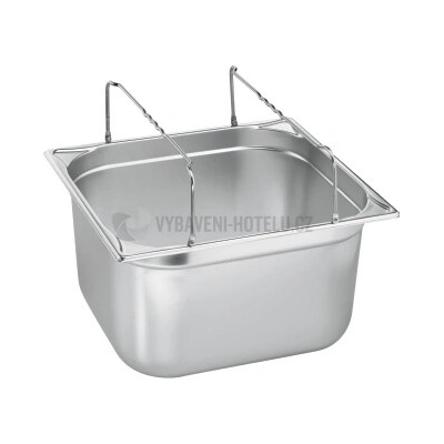 Gastronádoba plná s úchytmi GN 2/3 35,4 x 32,5 x 10 cm nerez 3153210