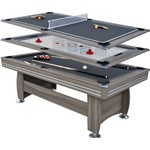 Tat Biliard Multigame 3 в 1 Trikala Dark Grey 214 x 117 x 81 см Маса за билярд
