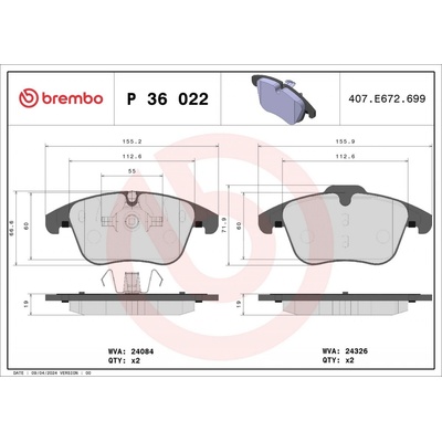 BREMBO P 36 022