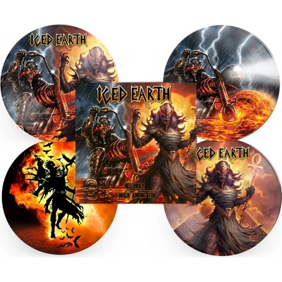 Iced Earth: Hellrider, I Walk Among You - Limited Picture Disc LP