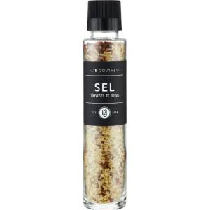 Lie Gourmet Сол с домати и маслини 255 г, с мелничка, Lie Gourmet (LIE256)