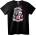 NOONEBRAND Тениска Jack Skellington добро или лошо - 2XL, Black