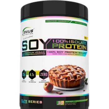 GENIUS NUTRITION Soy Protein Isolate [900 грама] Ябълков пай
