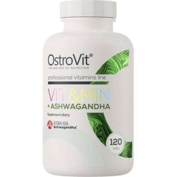 OstroVit Vit&Min + Ashwagandha | Multivitamin Formula + KSM-66® [120 Таблетки]