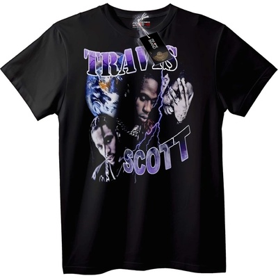 NOONEBRAND Тениска Travis Scott - XS, Black
