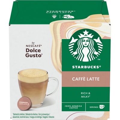 Nescafé Dolce Gusto Starbucks Caffe Latte 12 kusov