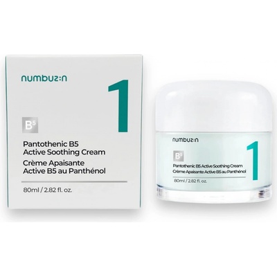 Numbuzin - No.1 Pantothenic B5 Active Soothing Cream upokojujúci krém na tvár 80 ml